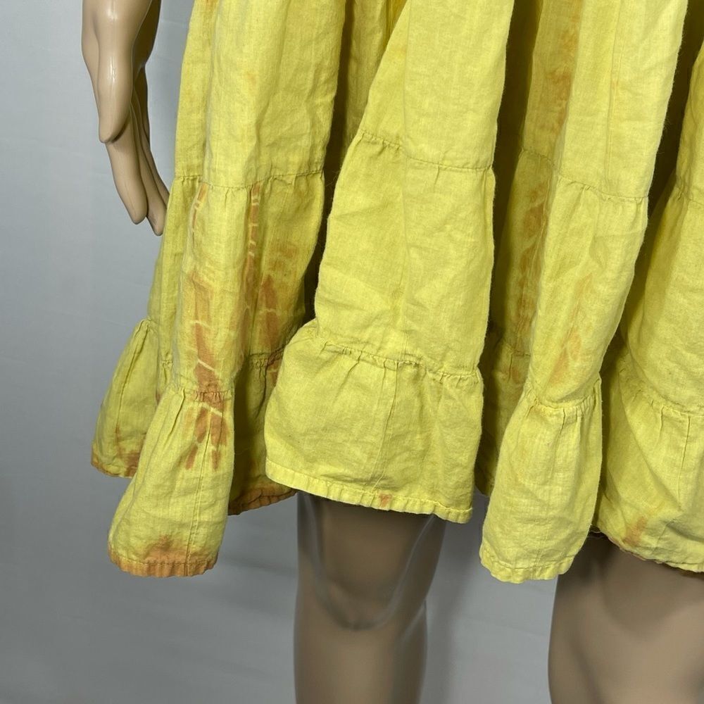 Just Crusing Vintage 1980's Yellow Summer Dress - Picture 3 of 12